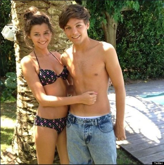 Louis Tomlinson and Eleanor Calder