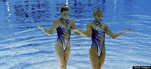 Sirenas en el cielo: qué pasa cuando giras las fotos de sincronizada (FOTOS)