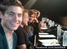 PHOTO: Jack Black Photobombs Zac Efron