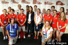 Odd One Out: Duchess Kate Is All Smiles For Photo With Team GB