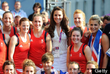 Team GB Hockey Match Has Duchess Kate On The Edge Of Her Seat