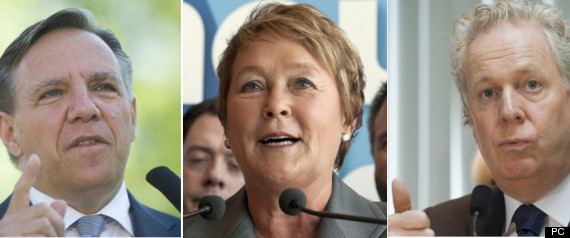 Legault Marois Charest