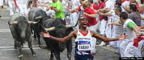 Mo Farah Running