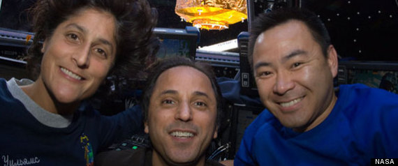 Astronauts Watch Olympics
