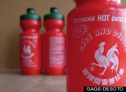 How To Look Tough: The Sriracha Water Bottle
