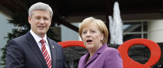 Angela Merkel Stephen Harper