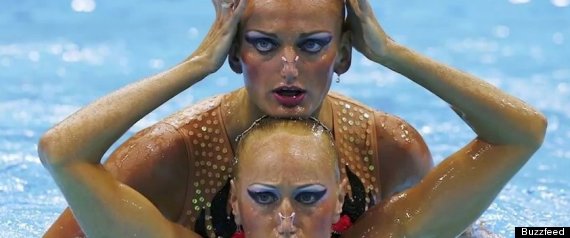 synchronised swimming