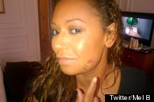 WARNING: Mel B Shows Us Why You Should Never Run In Heels