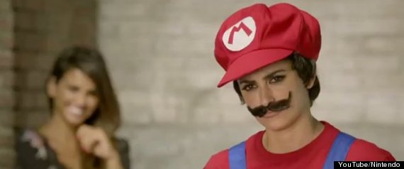 Penelope Cruz Super Mario Nintendo