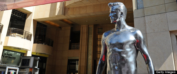 David Beckham Underwear Statue