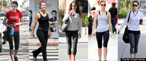Celebrities In Spandex