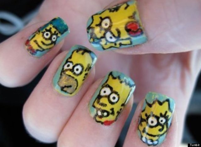 http://urls.re/S3R .28 Awesome Comedy Nail Art Designs