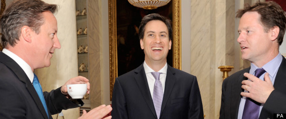 Cameron Clegg Miliband