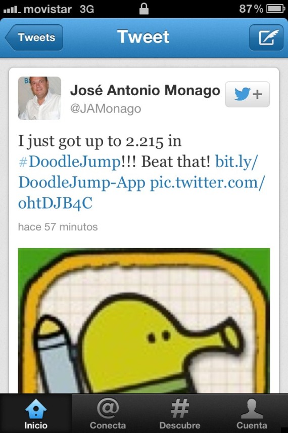 monago twitter