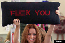 The Saturdays Go Shopping In LA, Una Healy Proudly Displays Her F*CK YOU Pillow