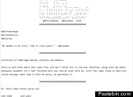 'Julian Assange Supporters' Claim Cambridge University 'Hack'