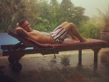 Tom Daley Enjoys A Spot Of 'Rain...