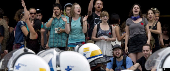 Quebec Student Protest Montreal