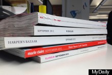 We Weighed The Fashion Mag September Issues To Find Out Which Was The Fattest