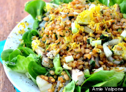 Labor Day Summer Teff Salad With Chia Dressing