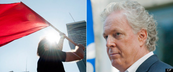 Jean Charest Student Protest