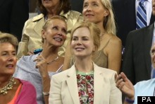 Nicole Kidman Chooses Frumpy Floral Frock For Tennis Outing, But We Love Her Anyway