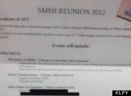 All Are Invited To Attend This Class Reunion Party -- So Long As You're White