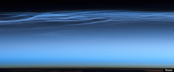 Noctilucentcloudsspacestation