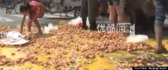 Eggs Crushed China