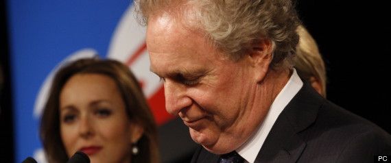 Jean Charest Defaite