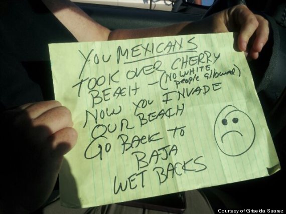 Mexican Hate Notes Placed On Cars Of Latinos Isnt Only Incident Of Bias In Long Beach Huffpost