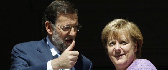 Merkel Y Rajoy Moncloa