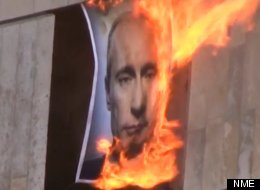 Pussy Riot Fans Burn Putin Effigy In Hard-Hitting Video