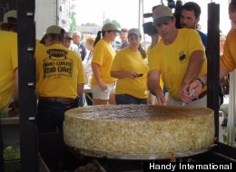 What The World's Largest Crab Cake Looks Like