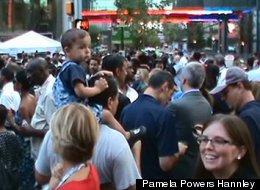 Video: Unable To Attend President's Speech, Obama Fans Fill The Streets Of Charlotte