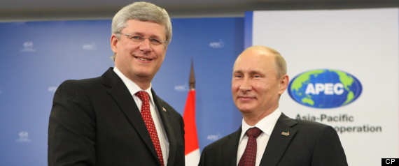 Harper Putin Apec