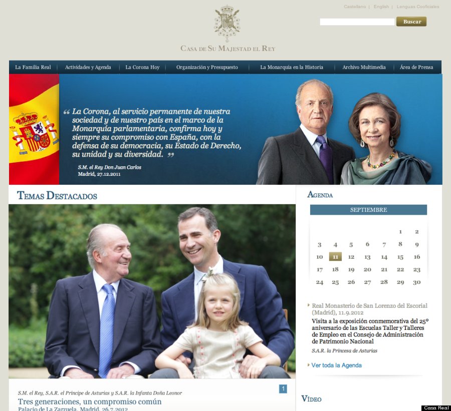 web casa real