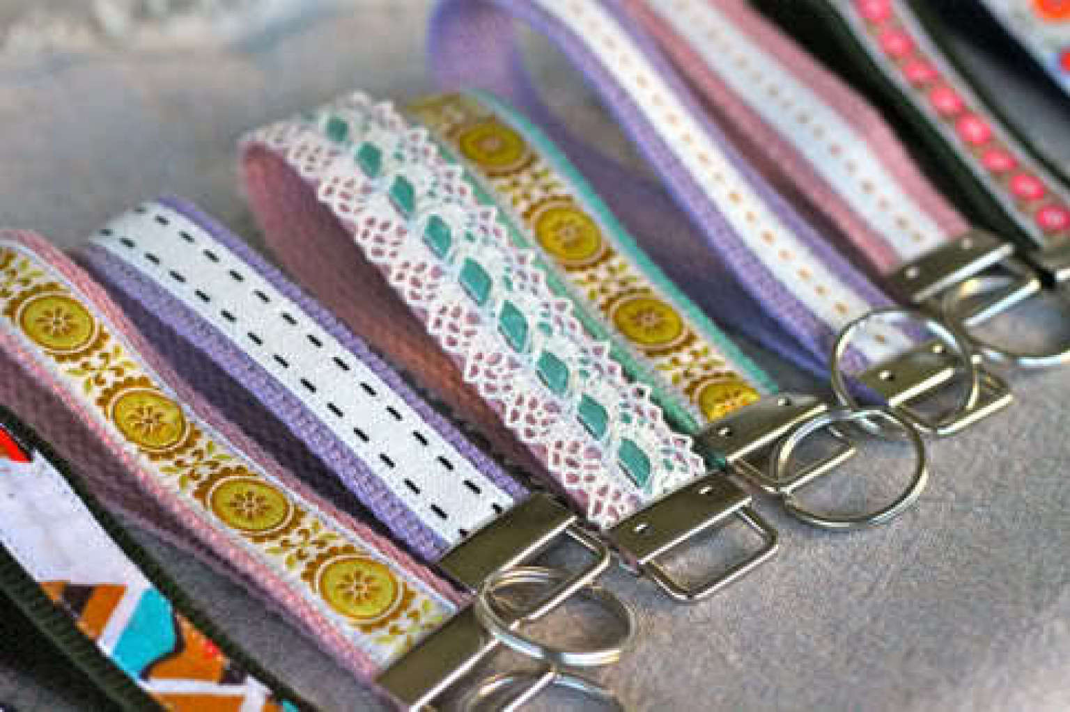Craft Of The Day Make A Cute Ribbon Wristlet Key Fob HuffPost