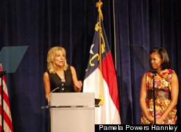 Video: Michelle Obama Gets DNC Women's Caucus 'Fired Up And Ready To Go'