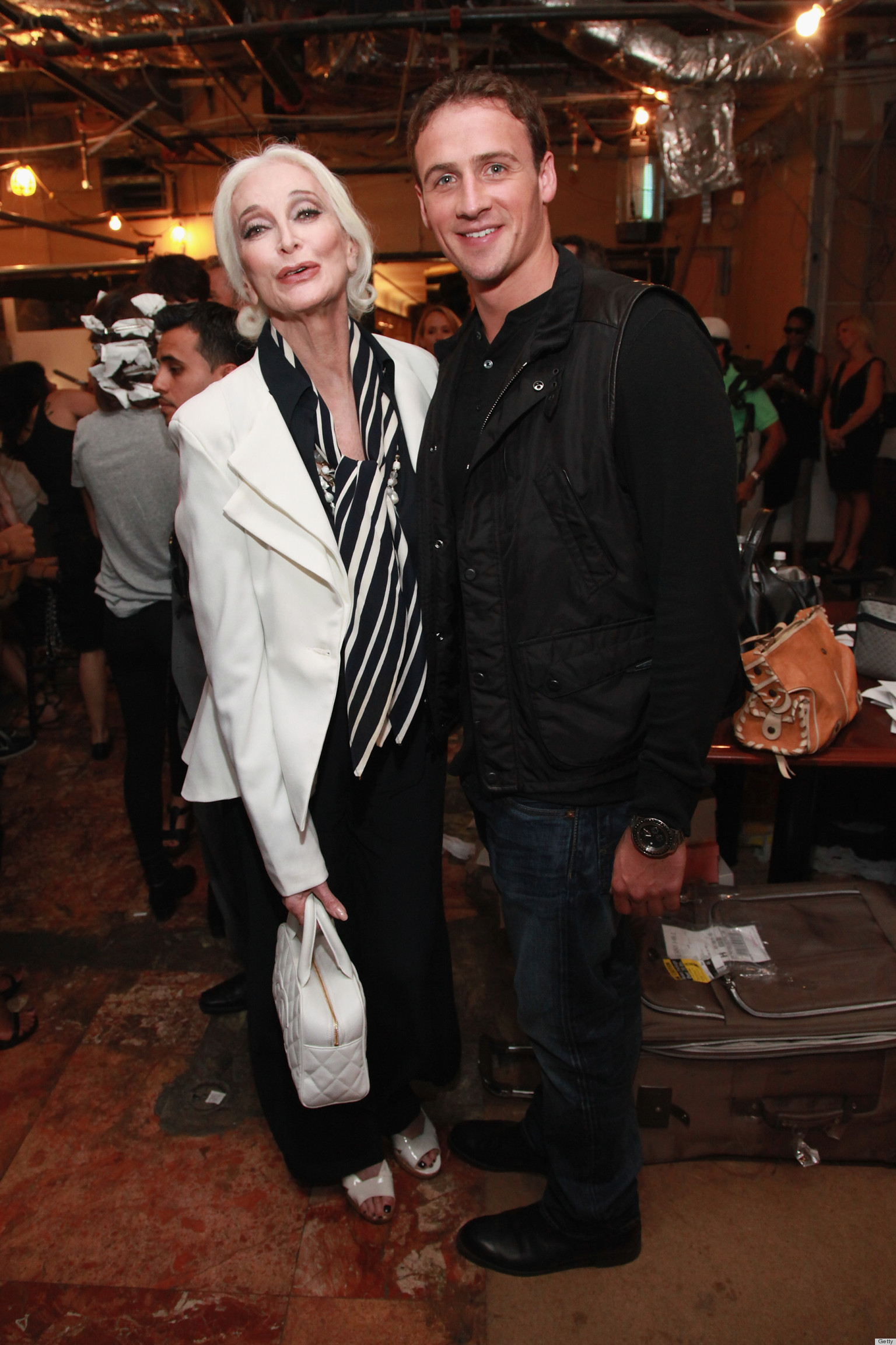 Carmen Dell Orefice Hung Out At Fashion Week With Ryan