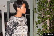 Rihanna Teams Extremely Short Hair With Extremely Short Shorts