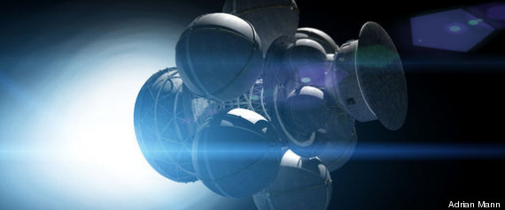 Fusion Antimatter Spaceship