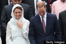 Duchess Kate Is All White, Wears A Headscarf For Mosque Visit