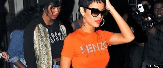 Rihanna Orange Outfit