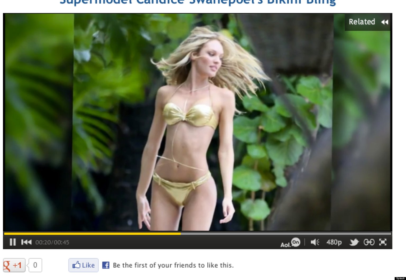 Candice Swanepoel Shows Off String Of Bikinis On Miami Beach Victorias Secret Shoot Video