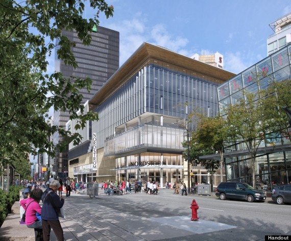 Nordstrom Vancouver Glass Building To Replace Sears Eyesore