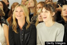 Alexa Chung And Kate Moss Are All Smiles At Mulberry