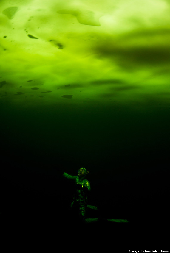 northern lights ice