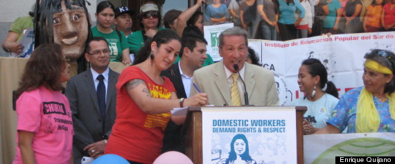 Speaking At Domestic Workers Rally