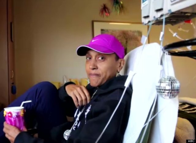 http://urls.re/S3R .Robin Roberts' Bone Marrow Transplant Begins